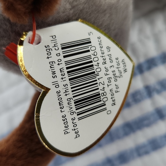 Ty Beanie Babies Spike The Rhinoceros With Tag Errors 1996 - Picture 8 of 11